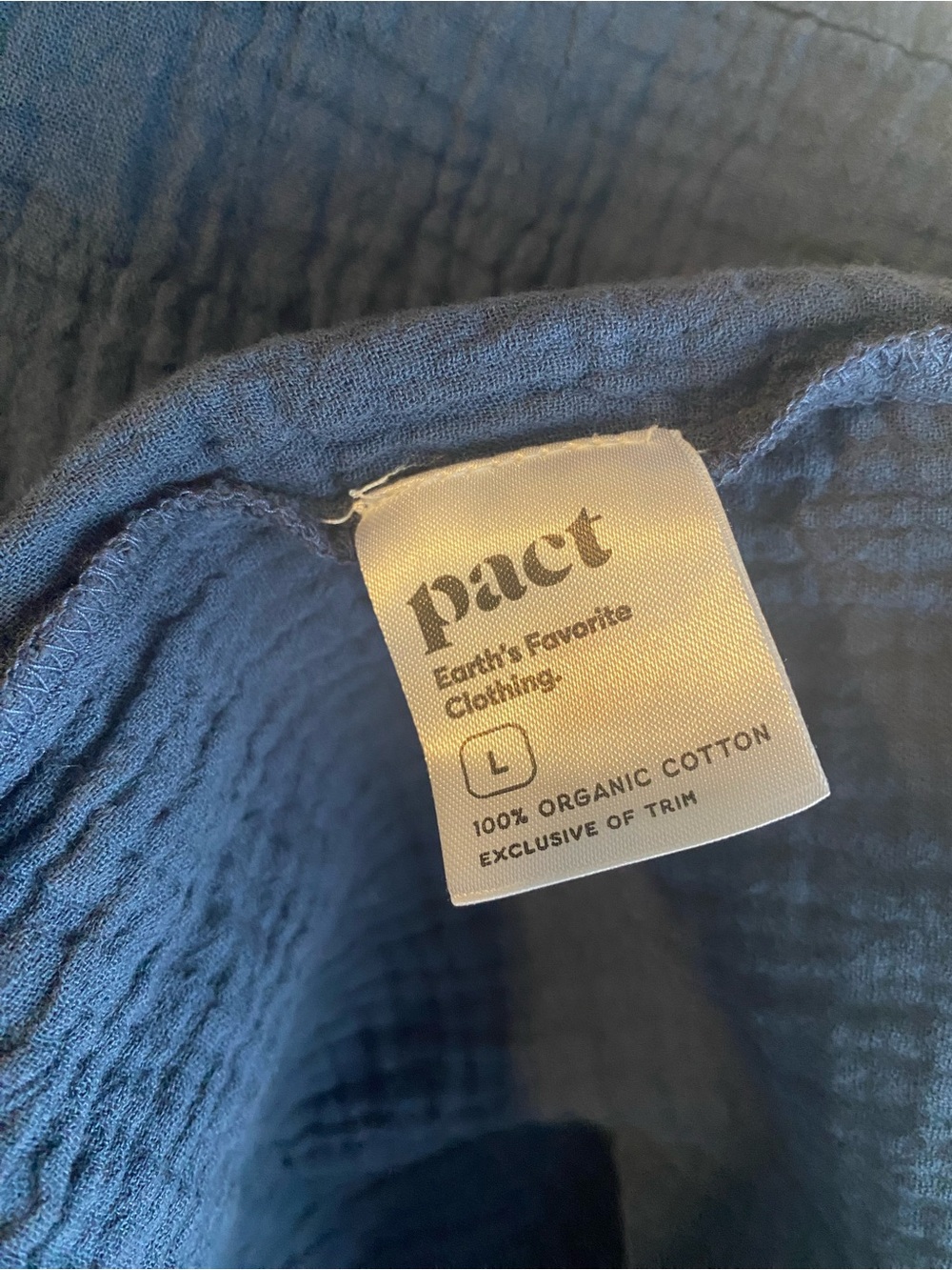 Pact Coastal Double Gauze Cami Maxi Dress - Picture 6 of 6